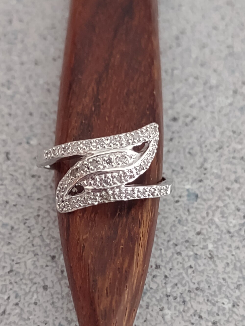 Sterling+0.22ctw Diamond Ring(7)